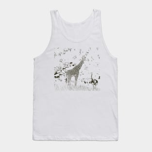 Wild life in savannah Tank Top